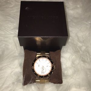 Michael Kors rose gold tone watch